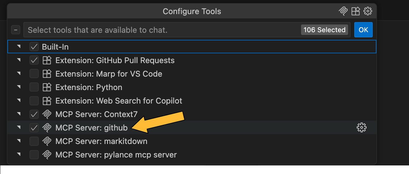 MCP tool Check